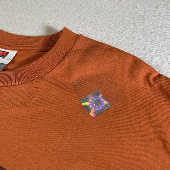 Vintage Texas Longhorns Shirt Mens Medium Orange Football Nike 2005 Champs NEW - Picture 3 of 10